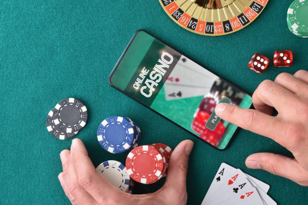 Ocean King roulette table on mobile phone screen